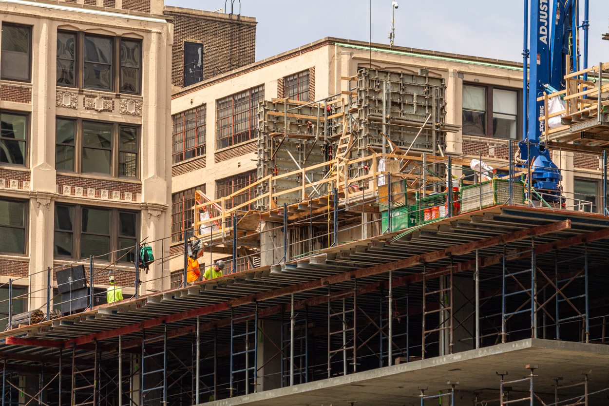 566 West Van Buren August 2026 construction progress