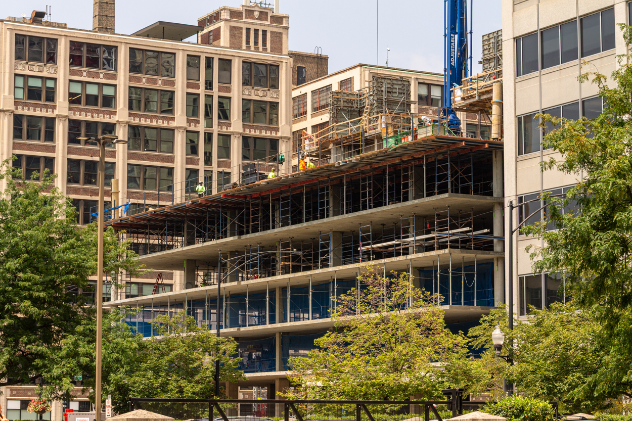 566 West Van Buren August 2026 construction progress