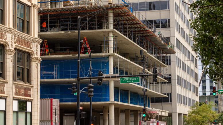 566 West Van Buren August 2026 construction progress