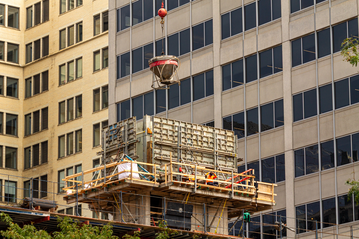 566 West Van Buren August 2026 construction progress