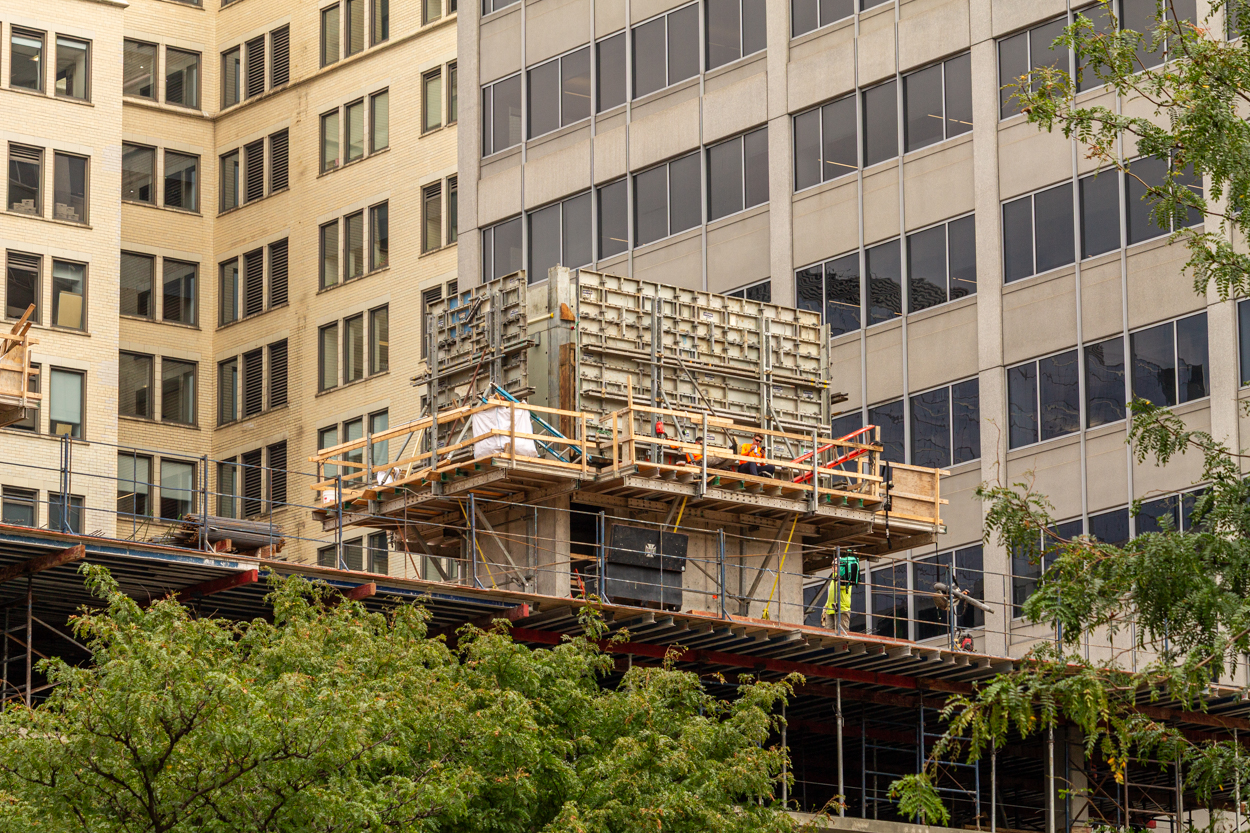 566 West Van Buren August 2026 construction progress