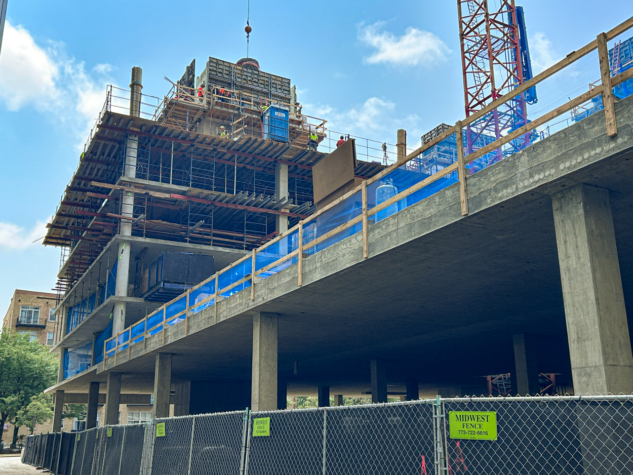 566 West Van Buren August 2026 construction progress