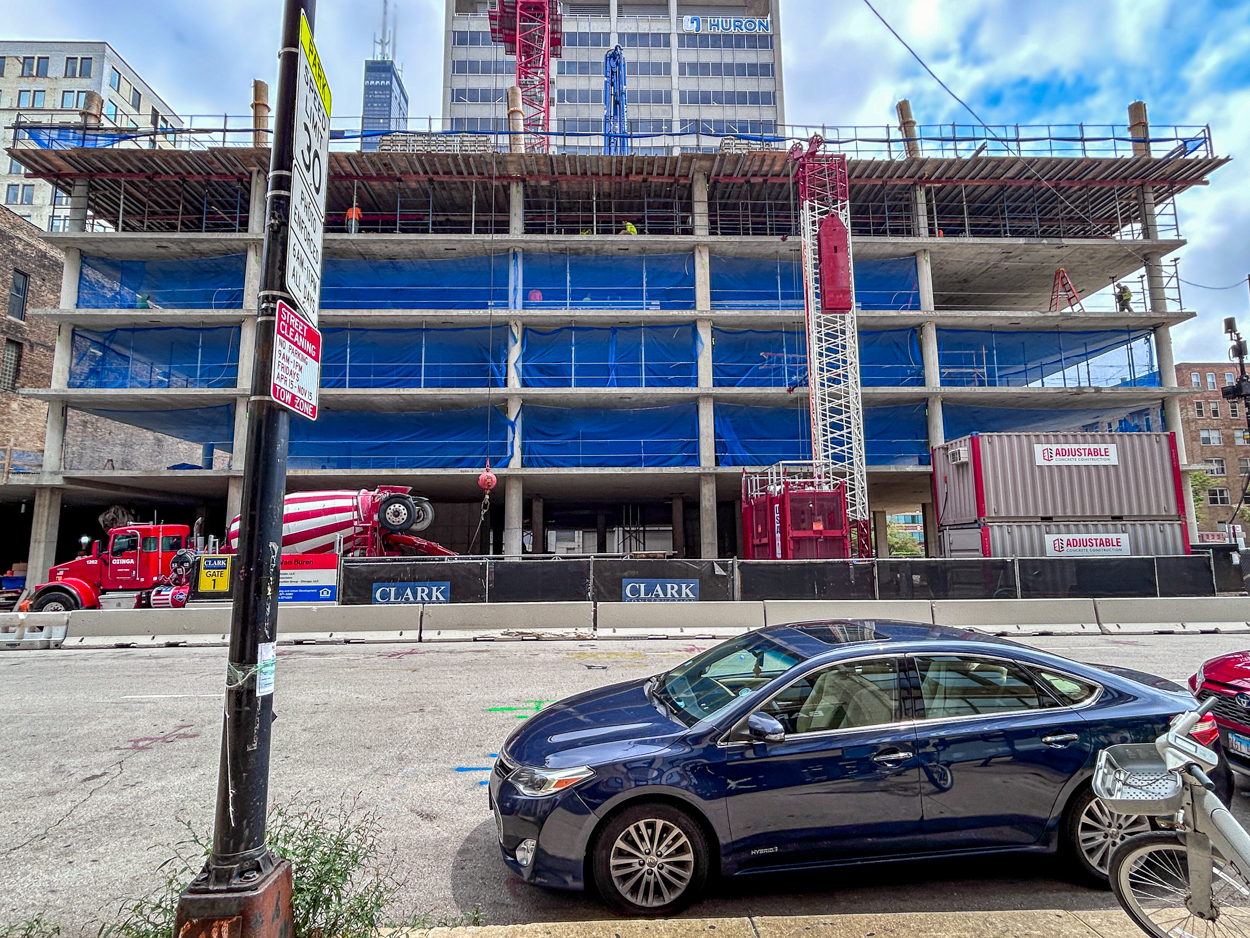 566 West Van Buren August 2026 construction progress