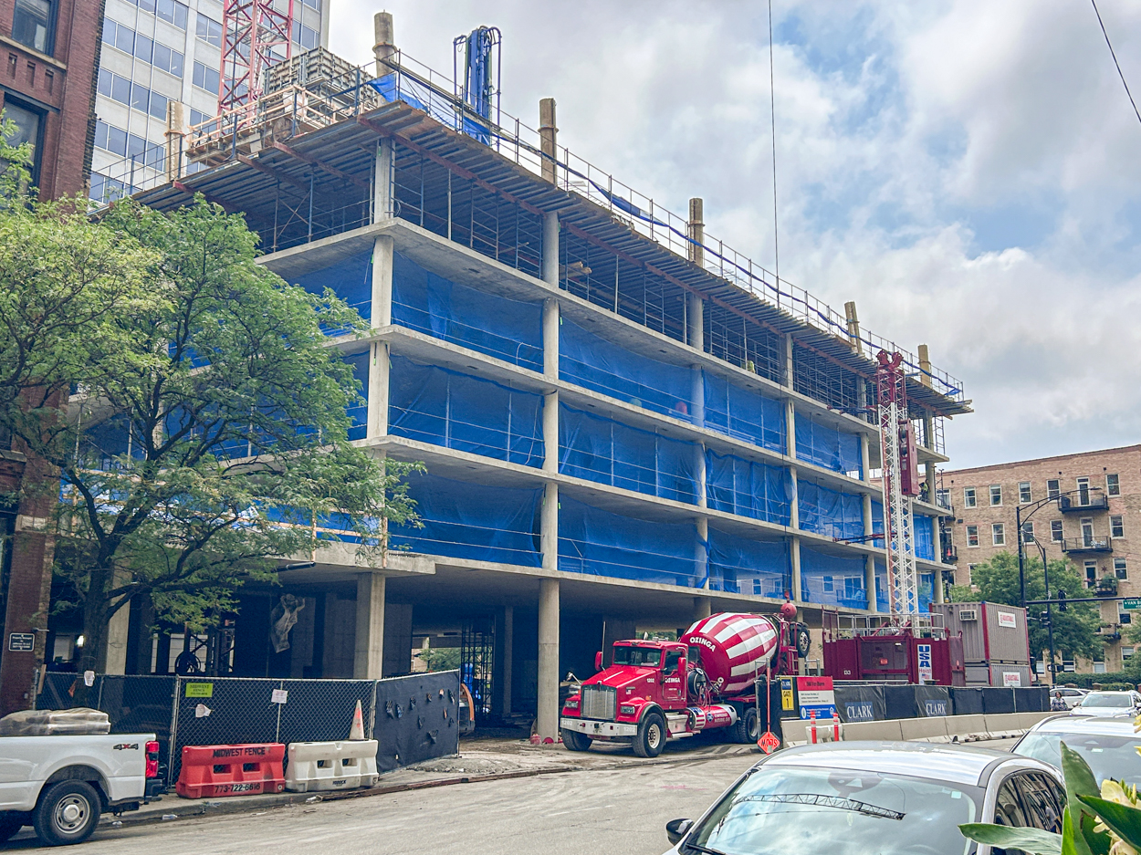 566 West Van Buren August 2026 construction progress