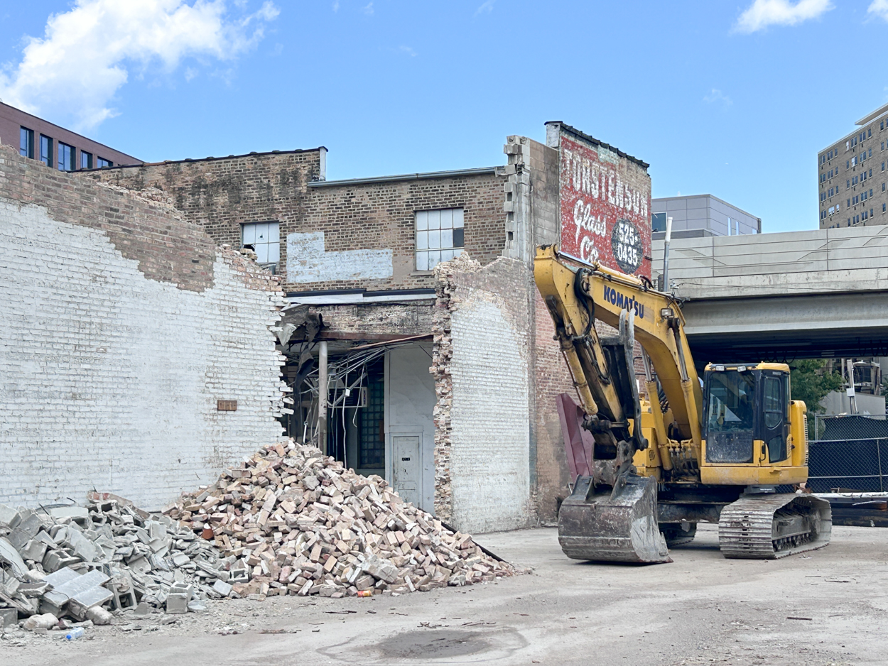 Torstenson Glass demolition August 2026