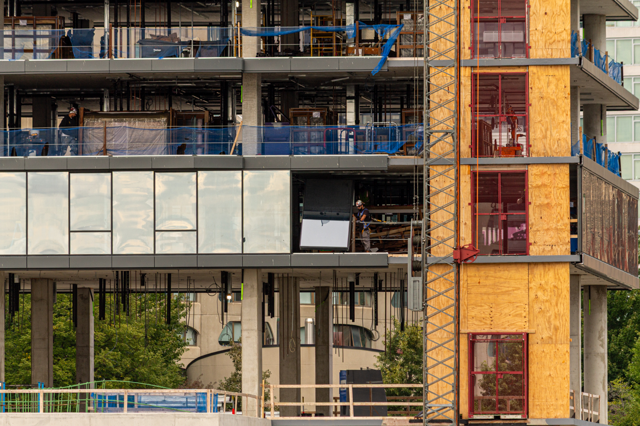 1010 South Wells first glass