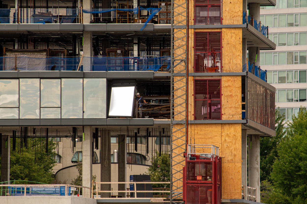 1010 South Wells first glass