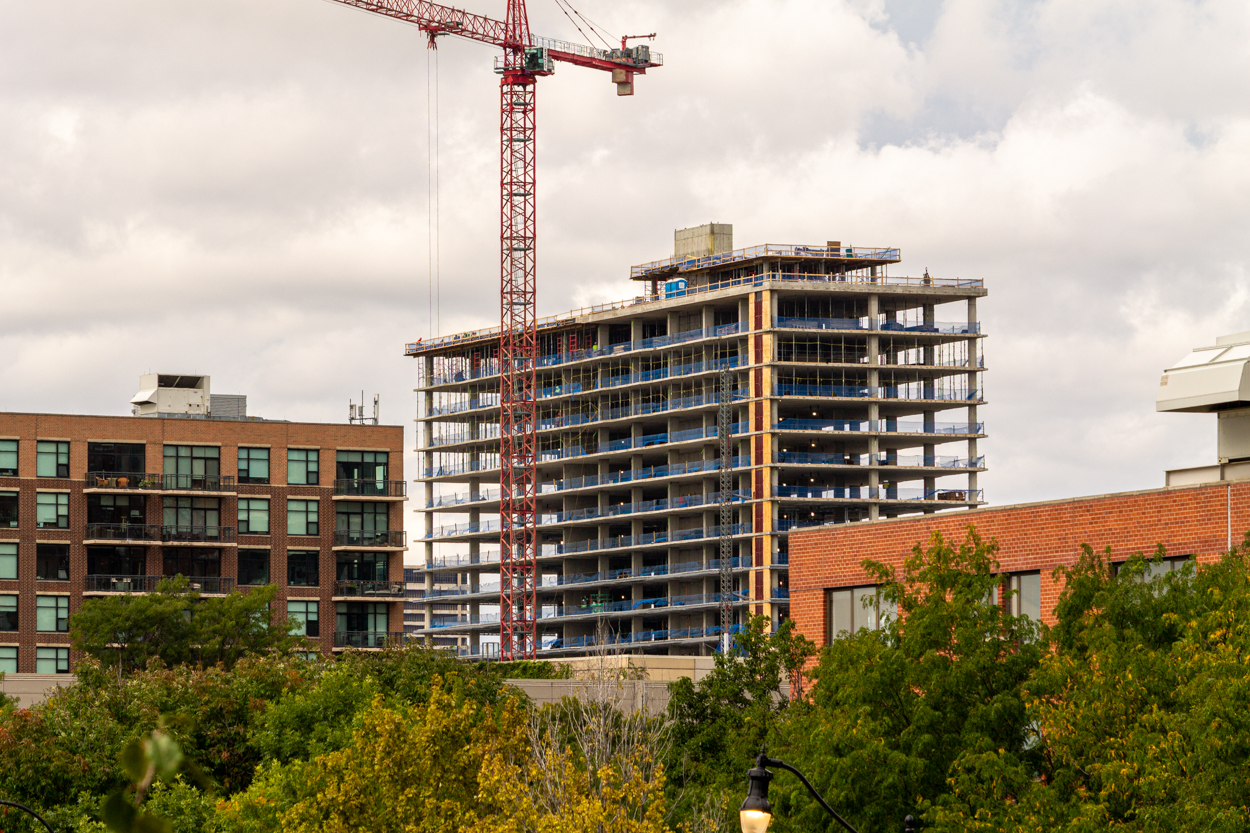 1010 South Wells first glass