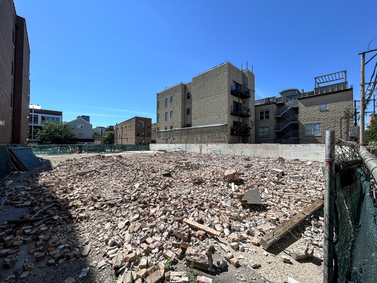 1332 West Grand Avenue demolition complete