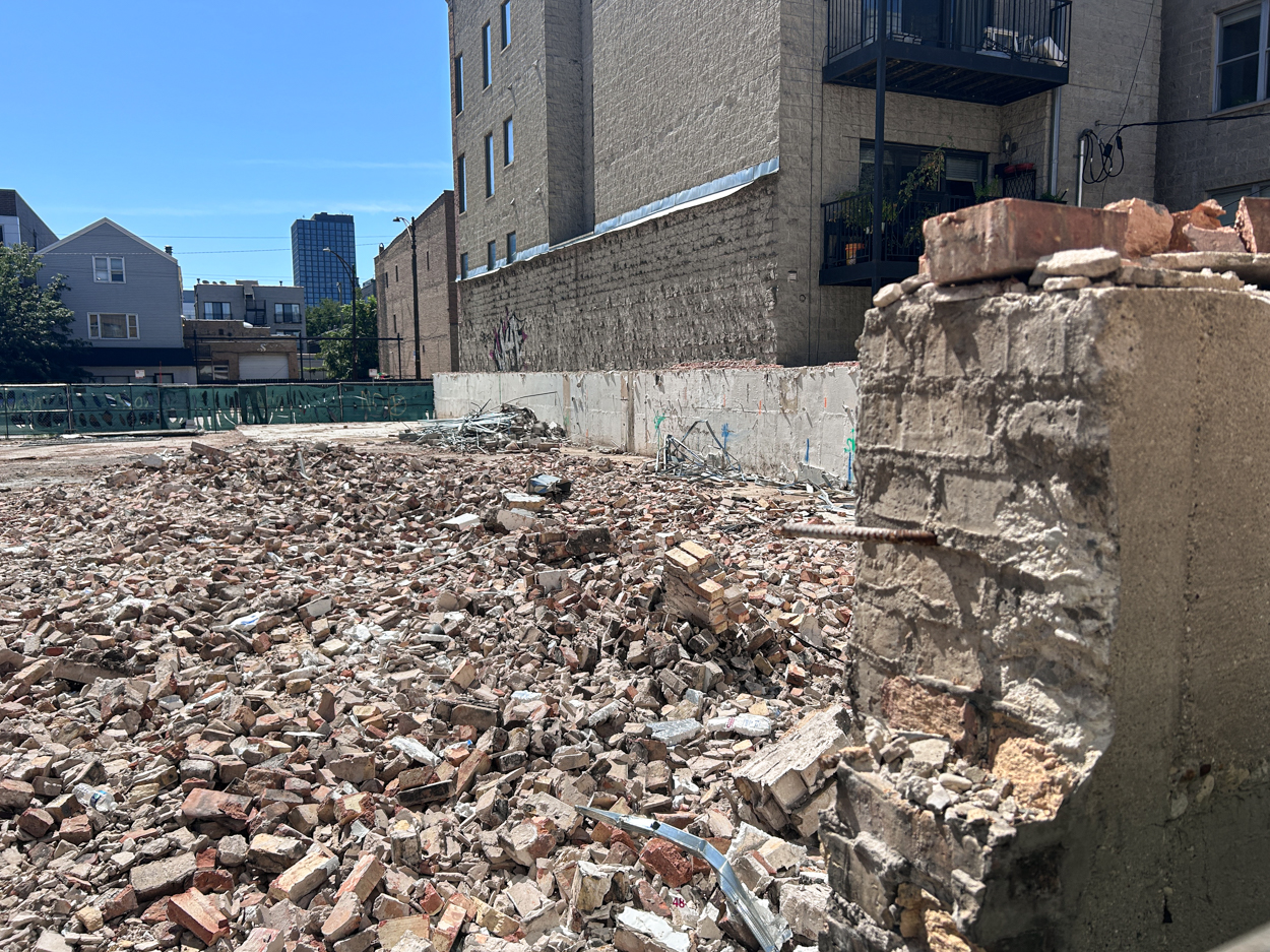 1332 West Grand Avenue demolition complete