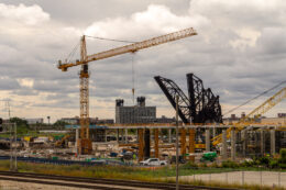 McDonald's Park east tower crane at The 78