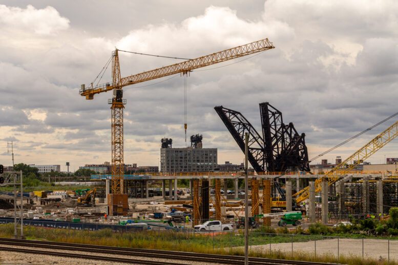 McDonald's Park east tower crane at The 78