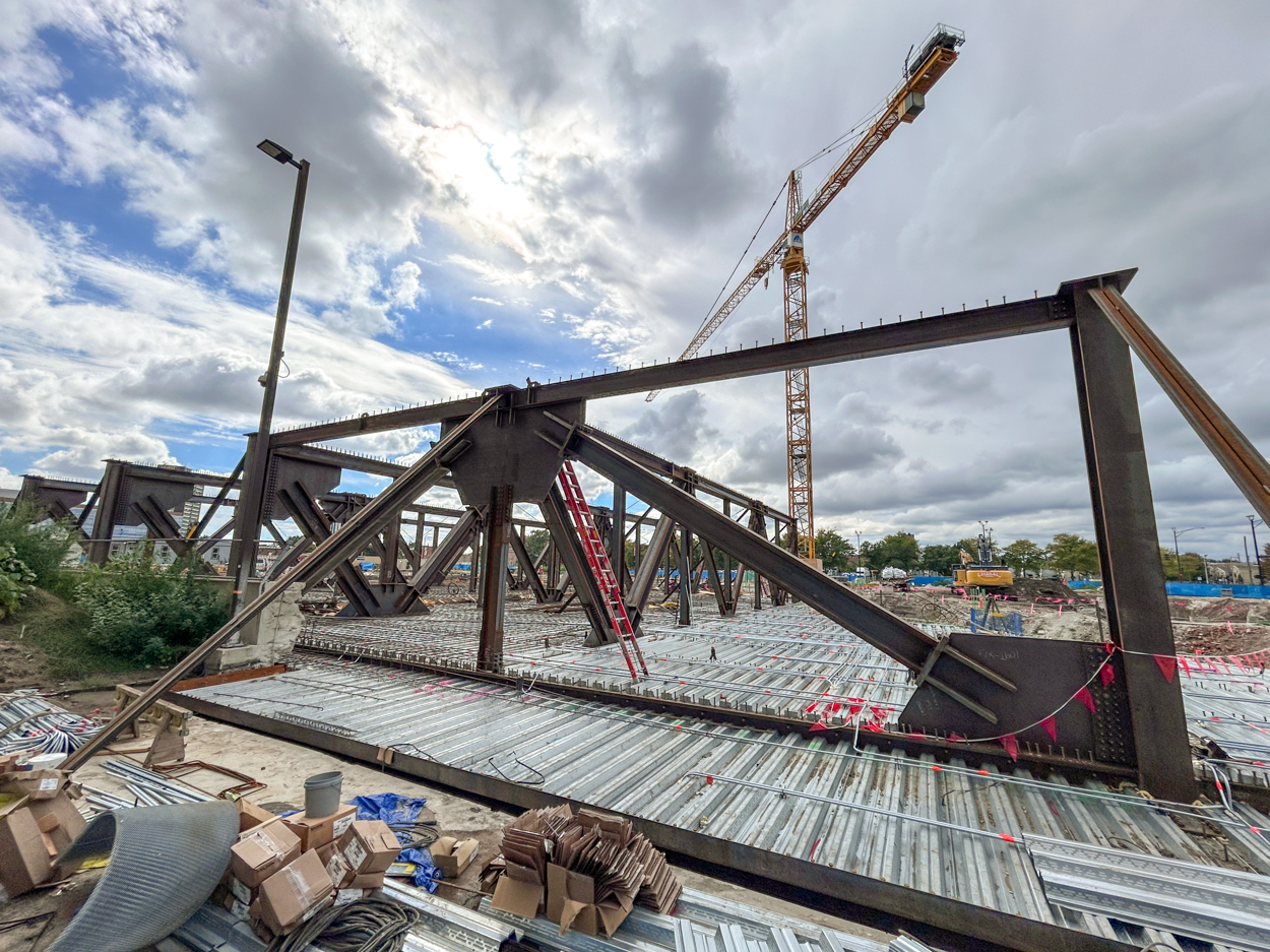 The 1901 Project tower crane