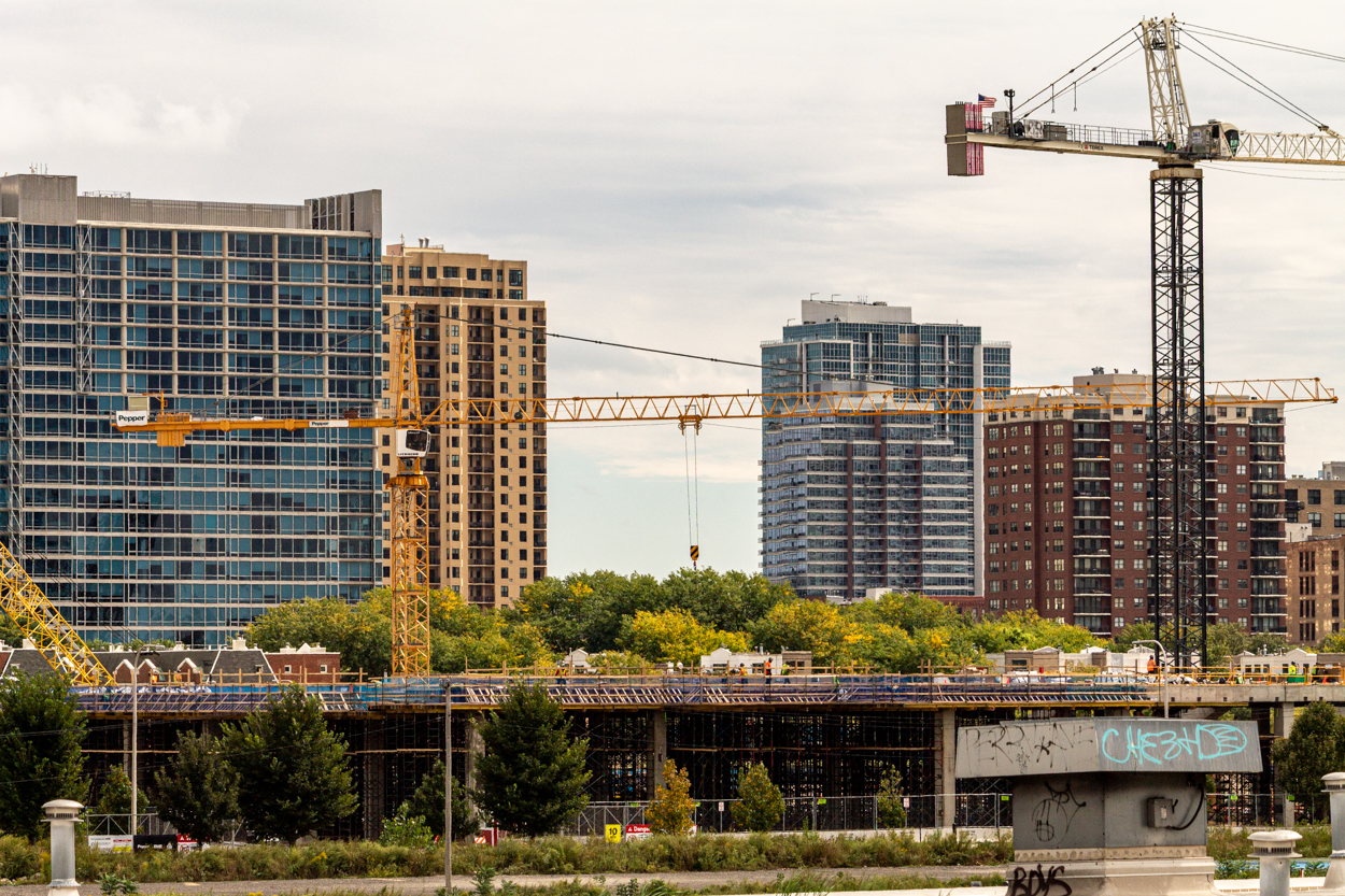 McDonald's Park east tower crane at The 78