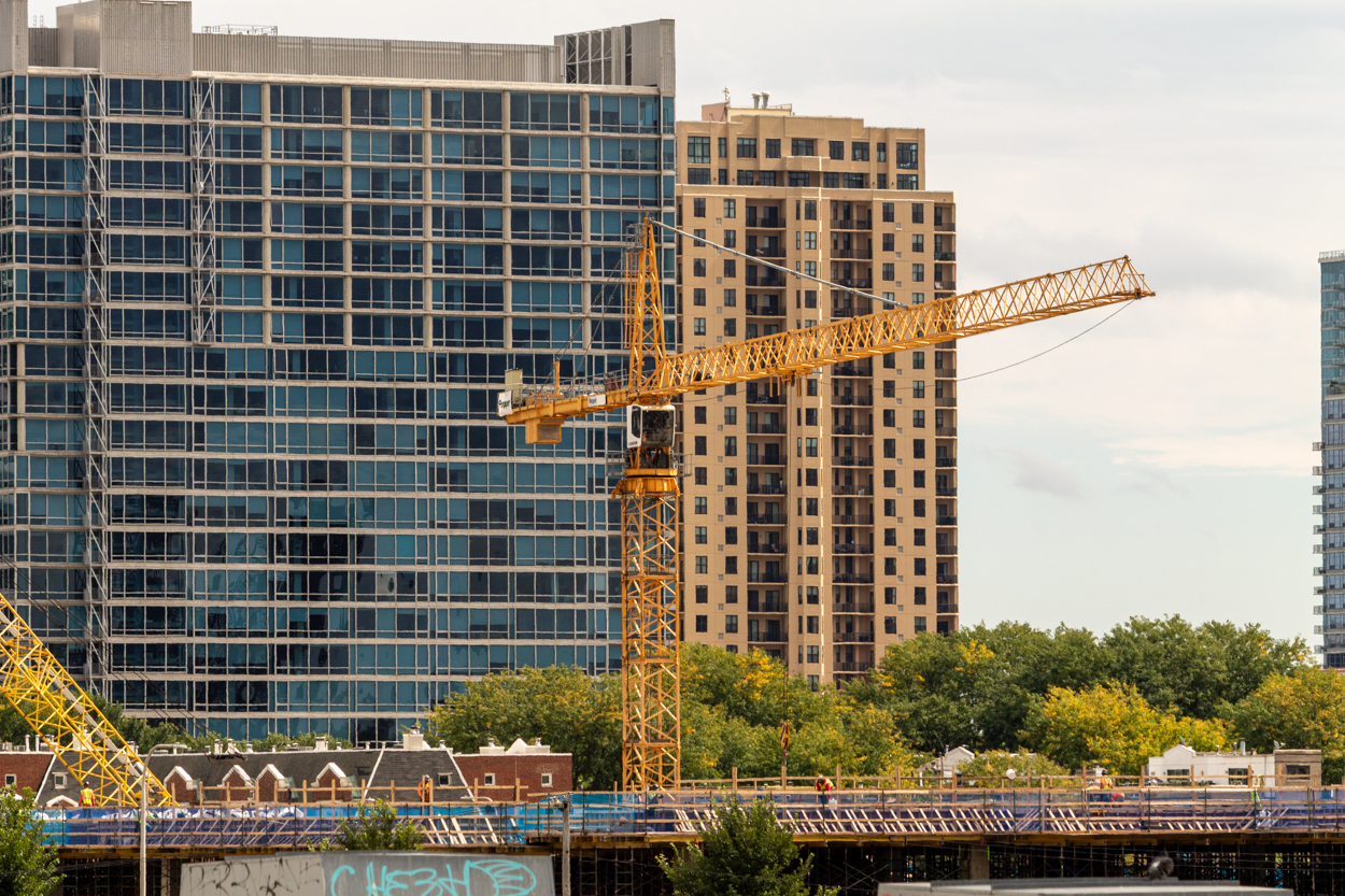 McDonald's Park east tower crane at The 78
