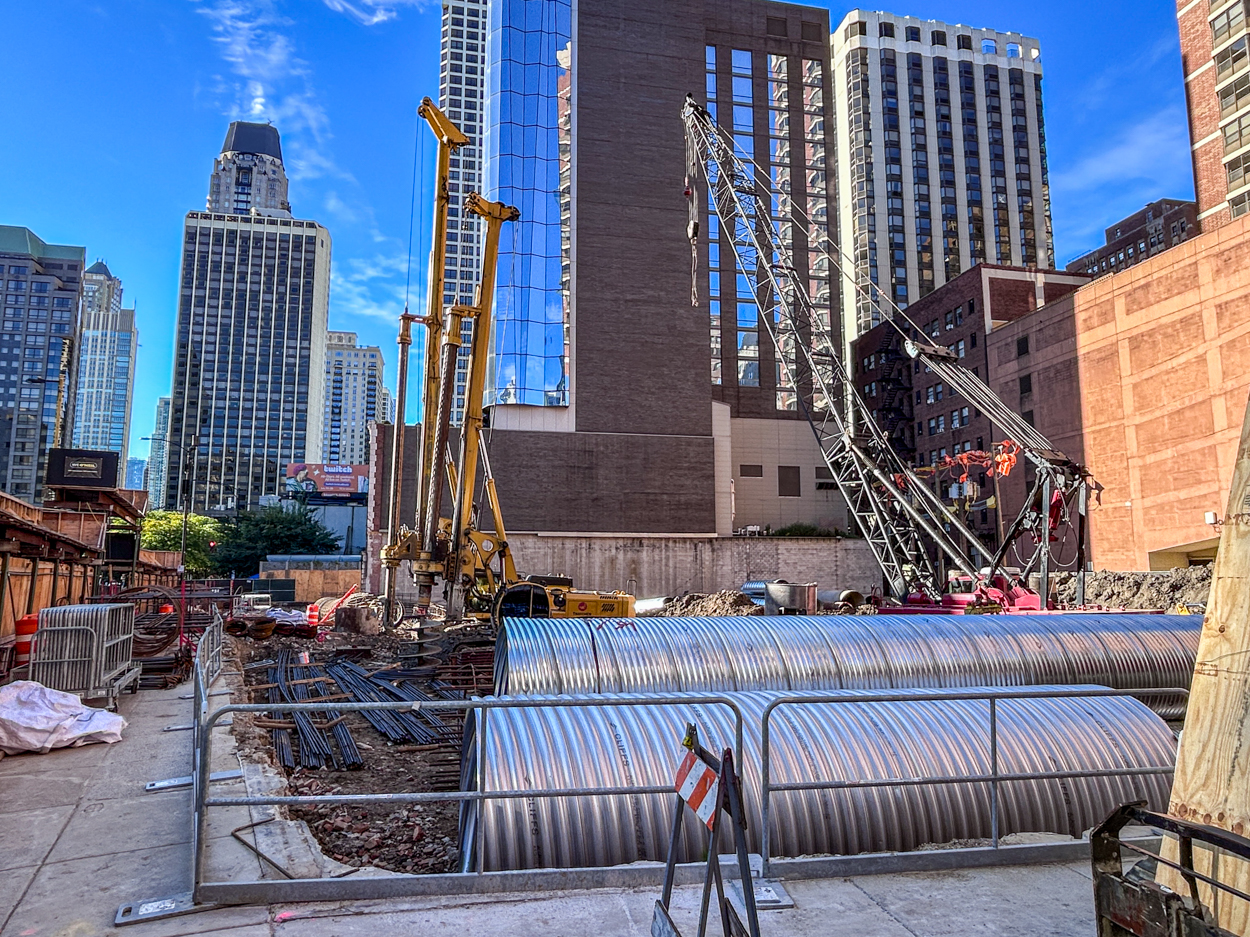 7 West Elm caisson work