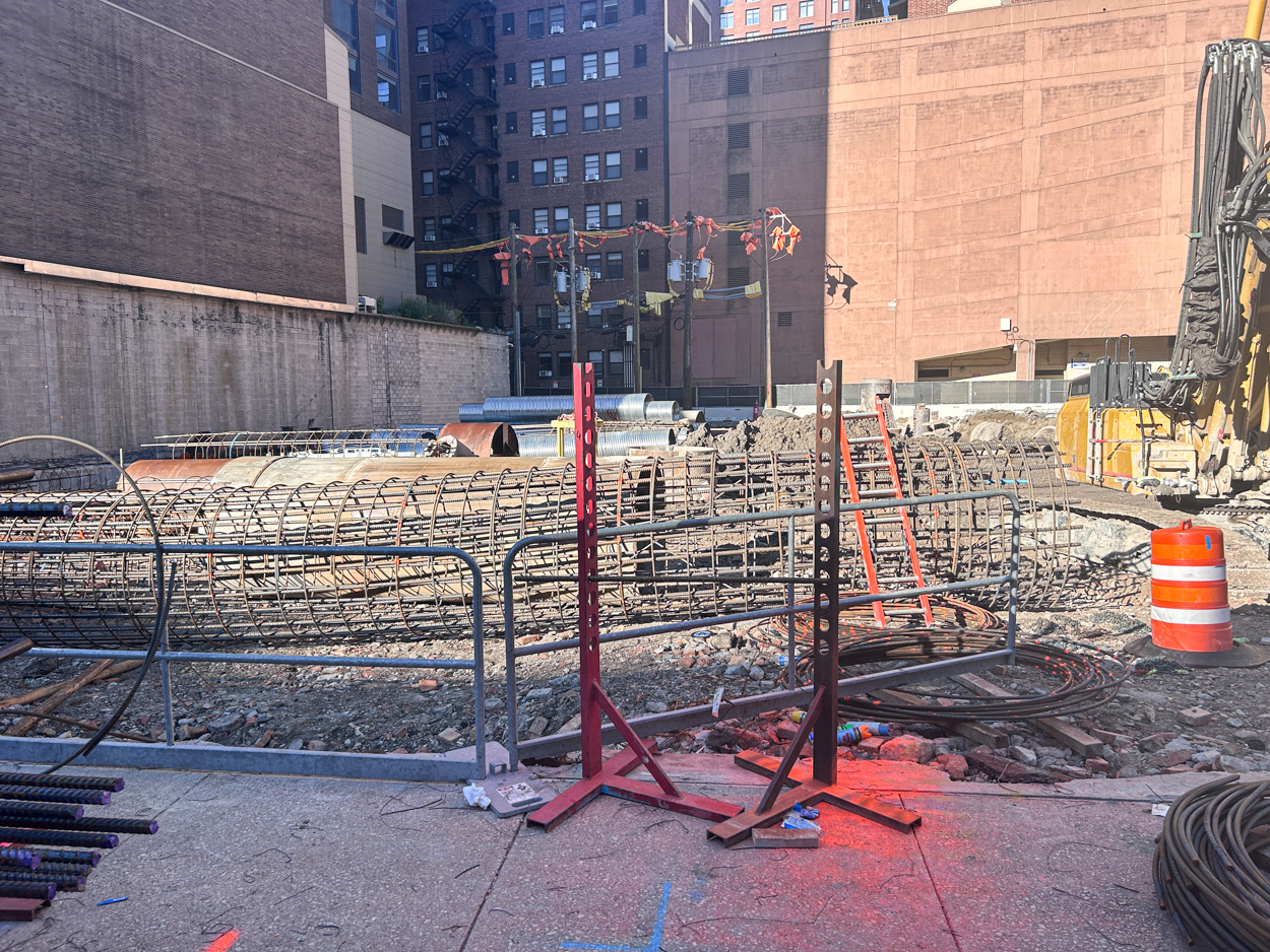7 West Elm caisson work