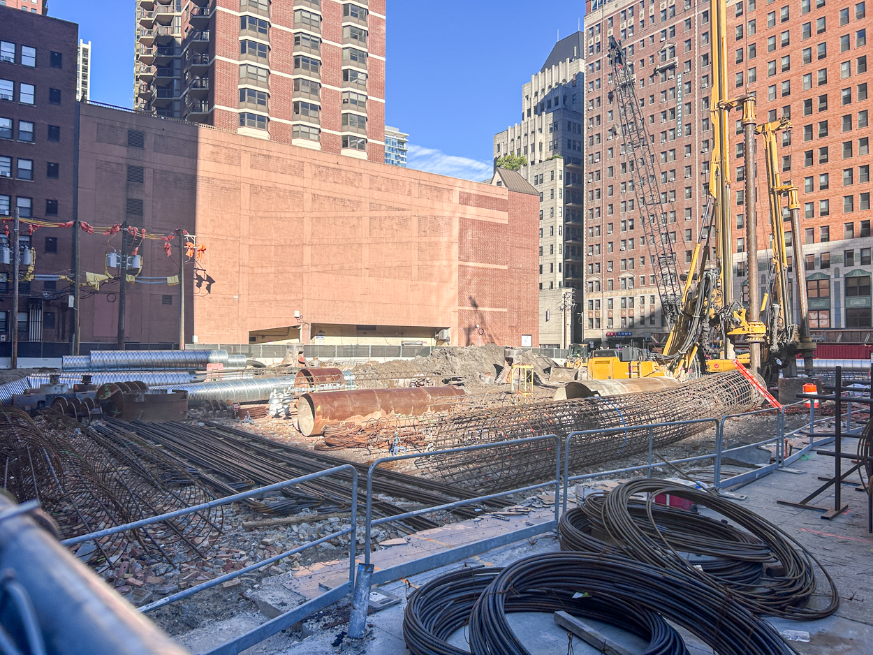 7 West Elm caisson work
