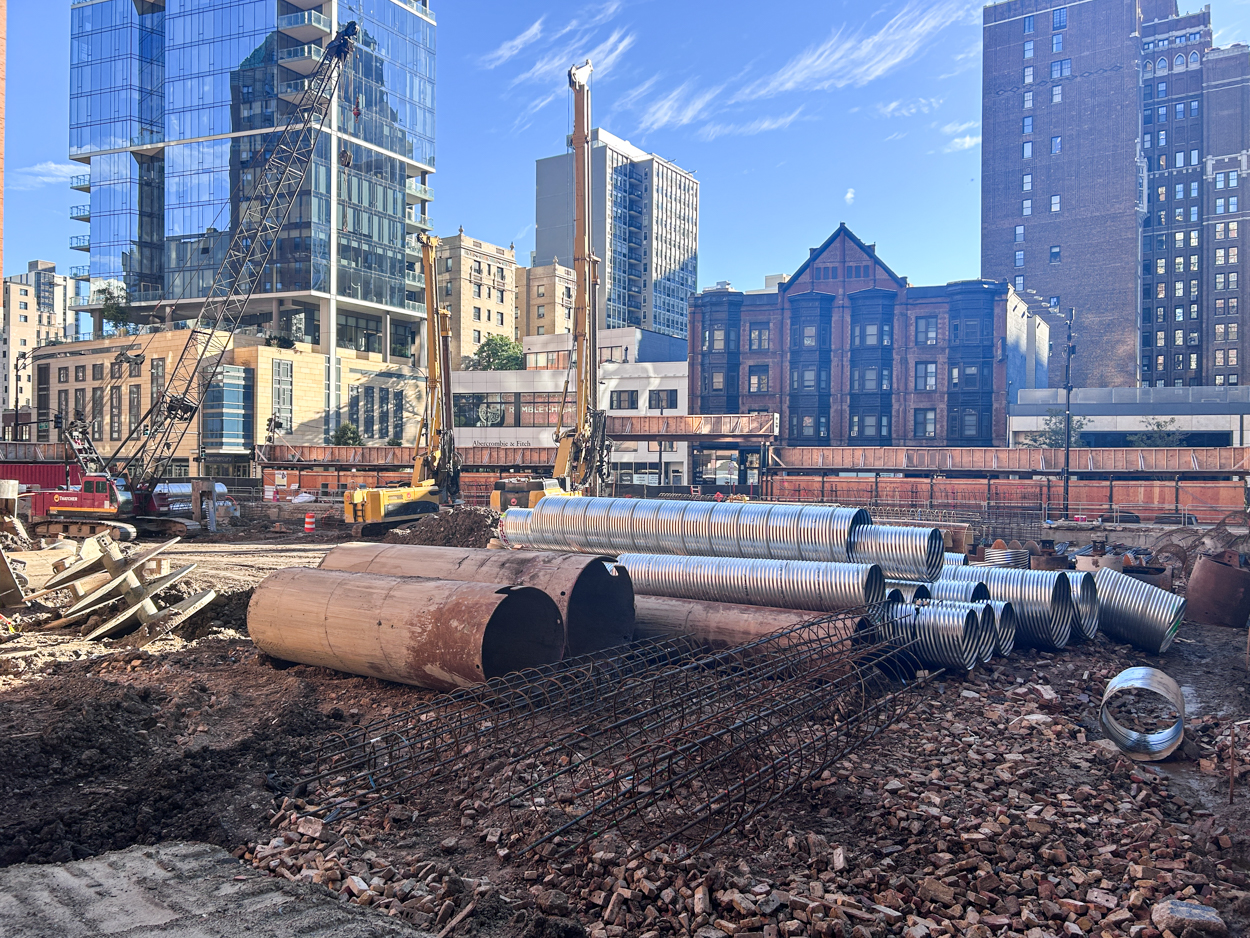 7 West Elm caisson work