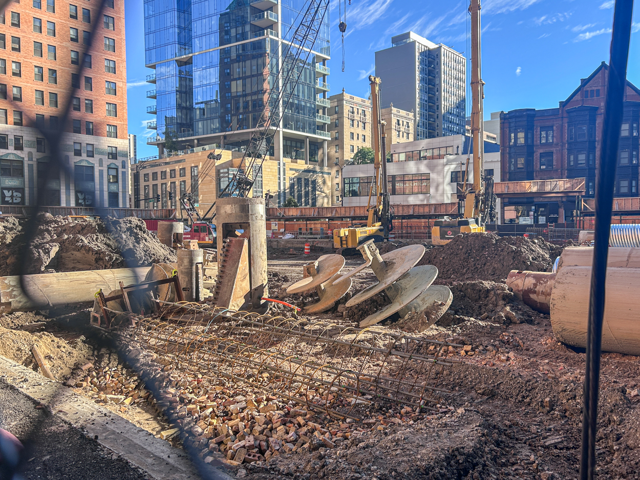 7 West Elm caisson work