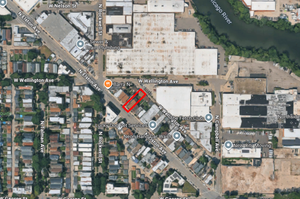 2963 North Elston Avenue three-flat permitted for construction