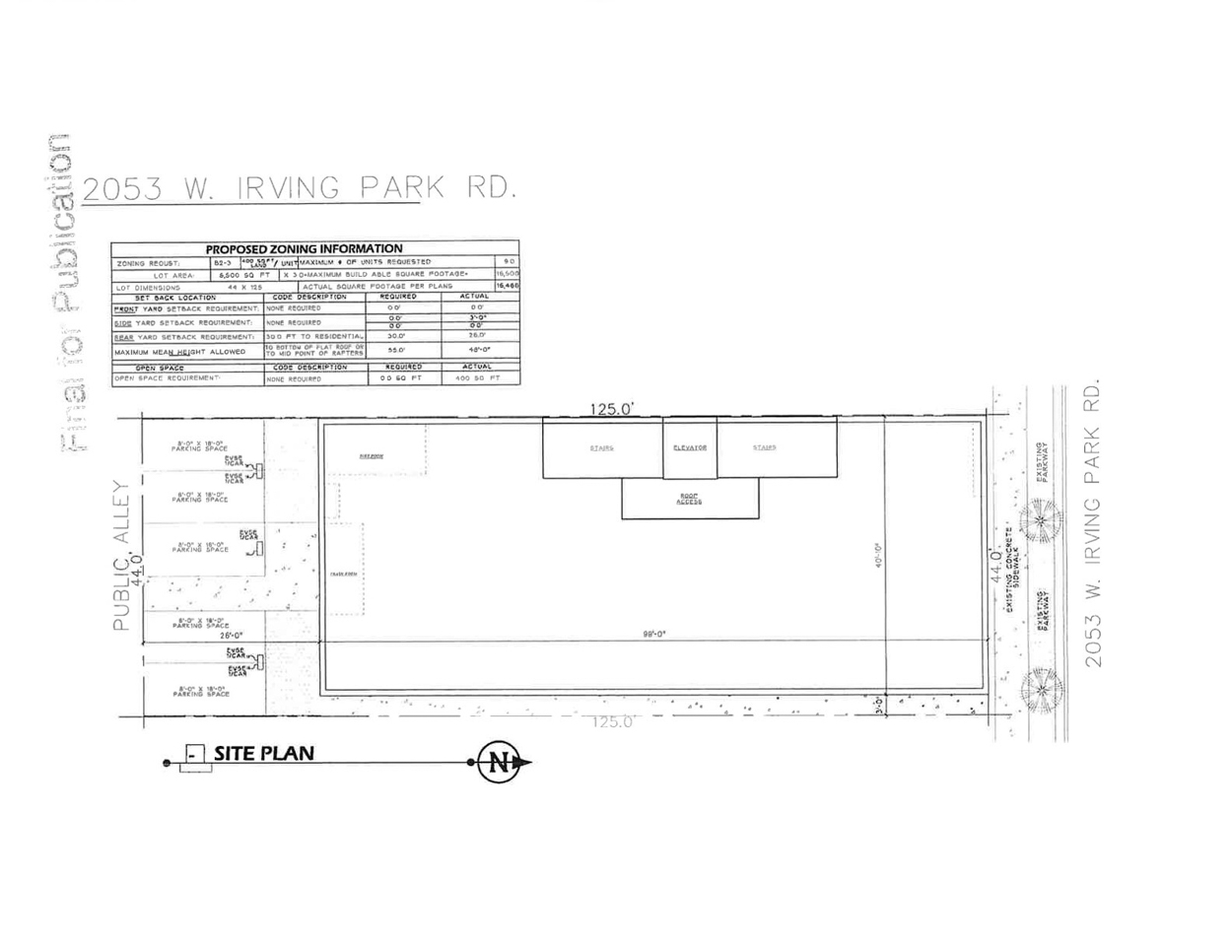 2053 West Irving Park Road construction permitted