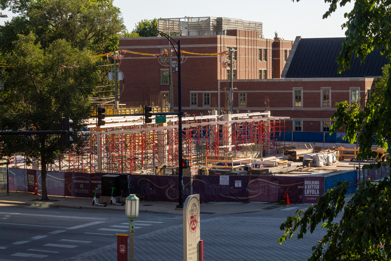 Marcella Niehoff School of Nursing and the College of Arts and Sciences September 2026 construction update