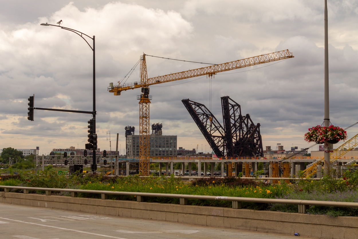 McDonald's Park east tower crane at The 78