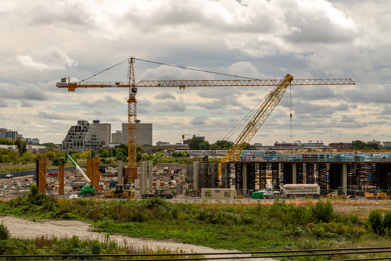 McDonald's Park east tower crane at The 78