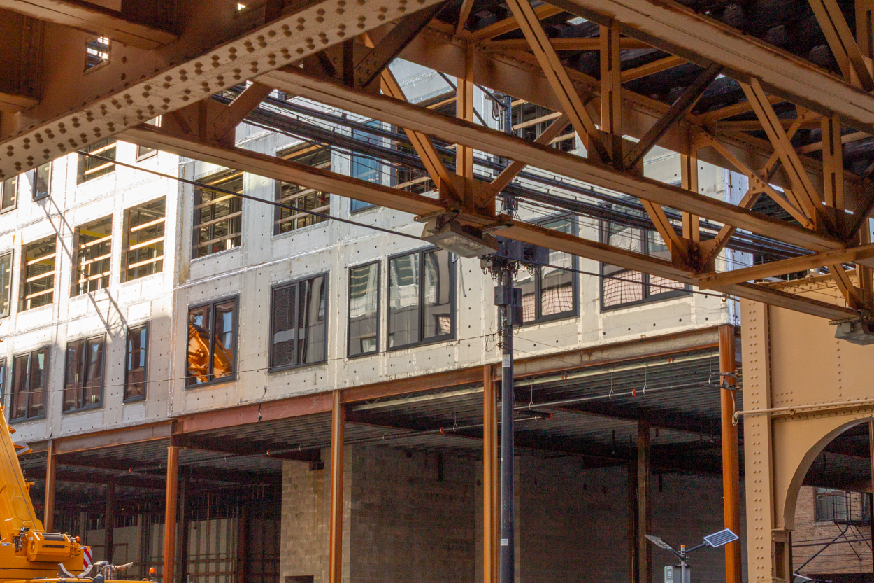 310 West Huron topped out, October 2026 update