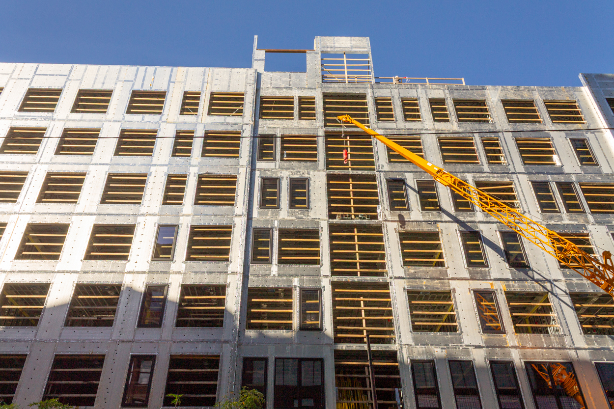 310 West Huron topped out, October 2026 update