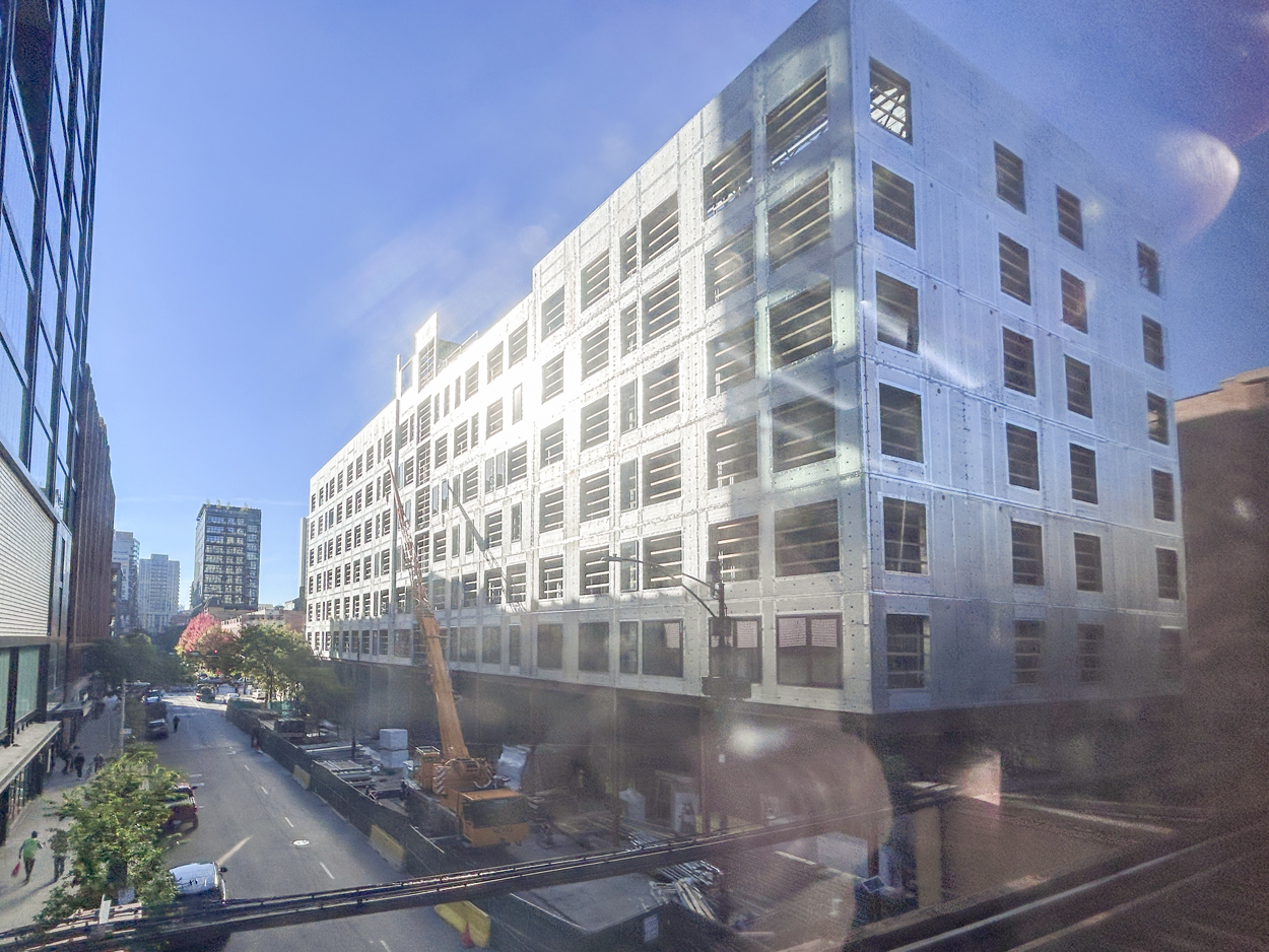 310 West Huron topped out, October 2026 update