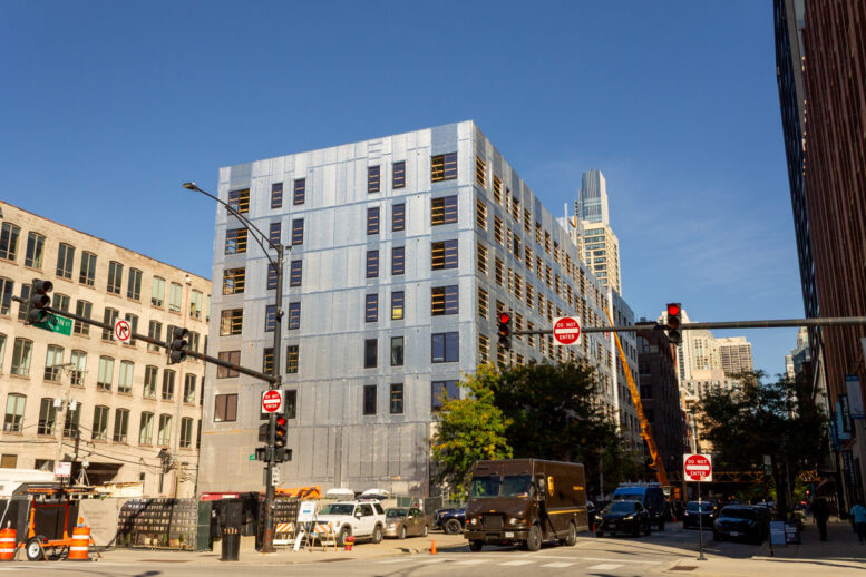 310 West Huron topped out, October 2026 update