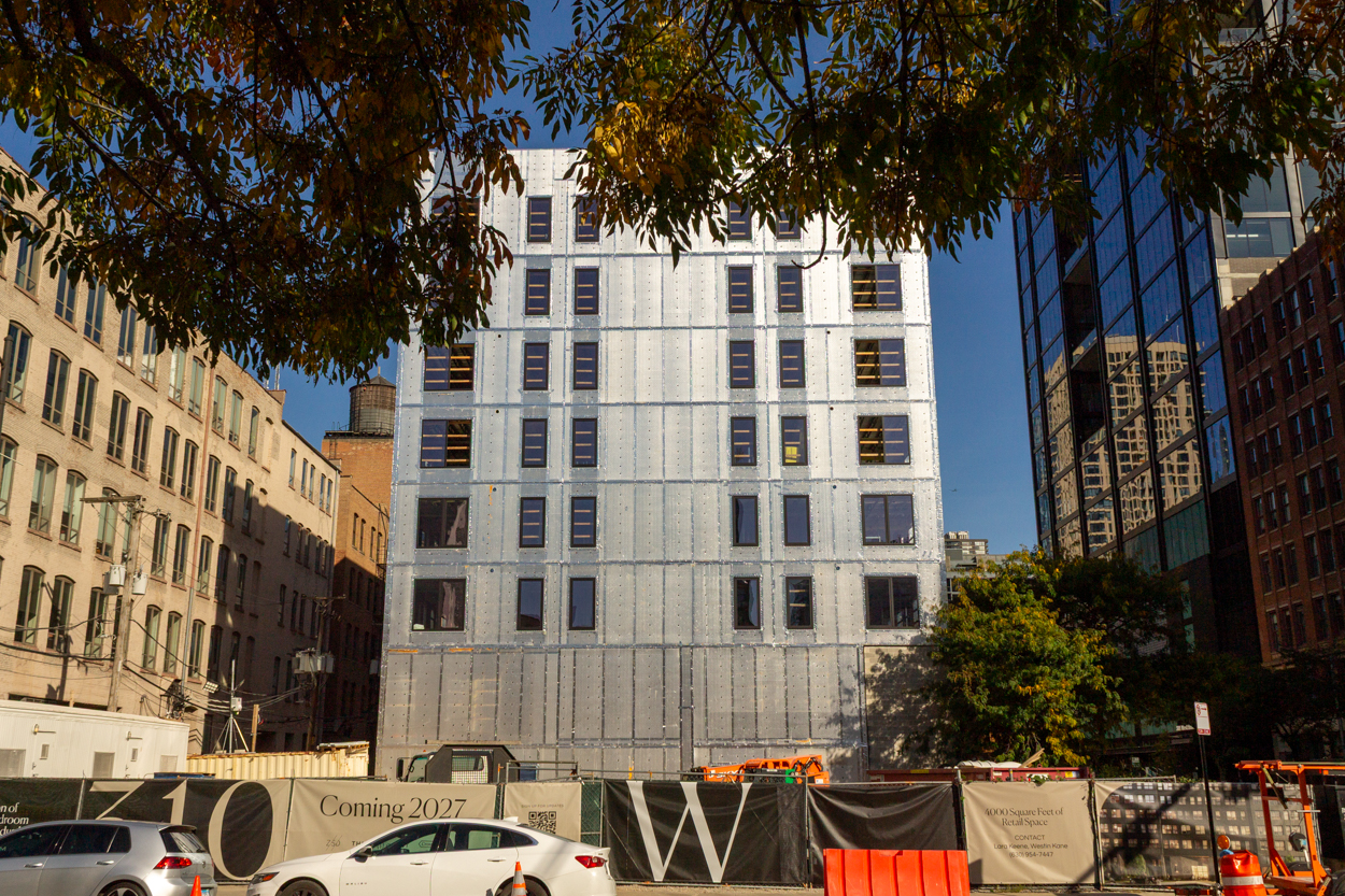 310 West Huron topped out, October 2026 update