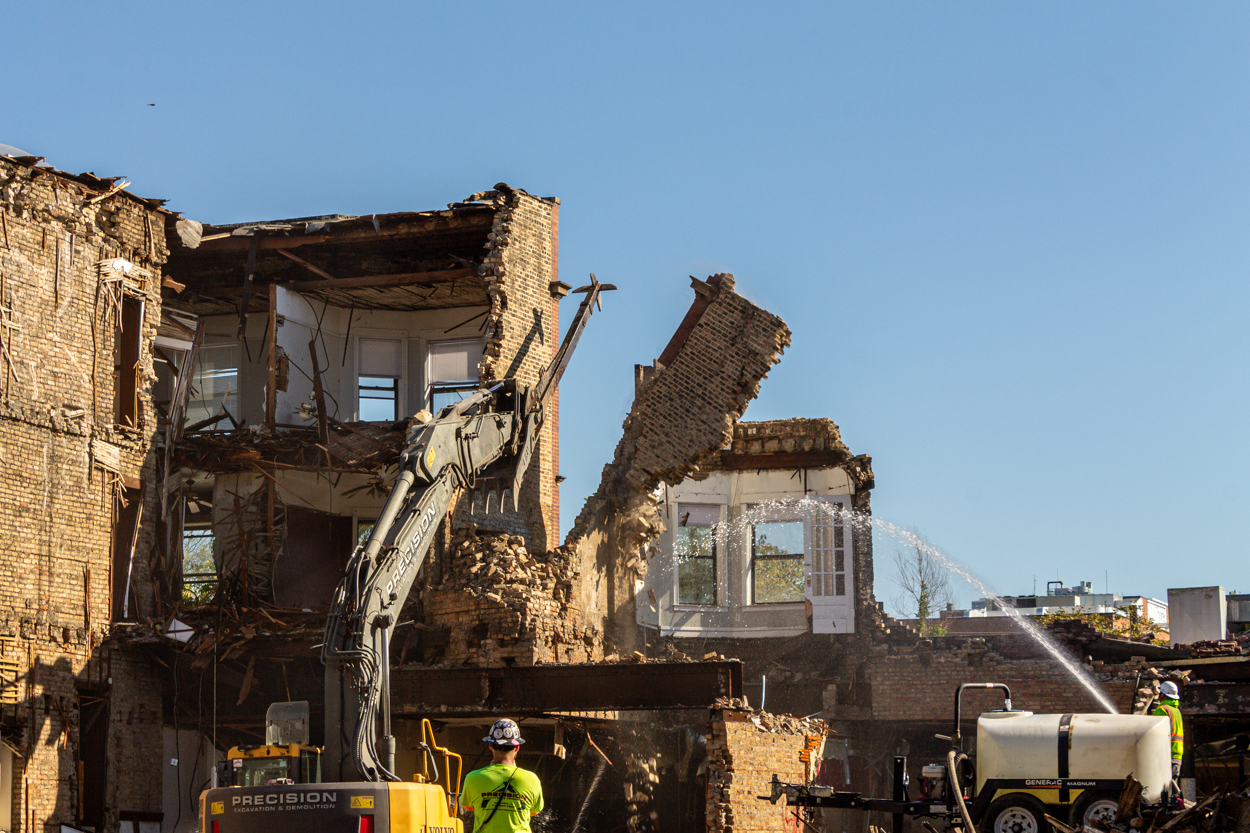 4006 North Sheridan demolition progress