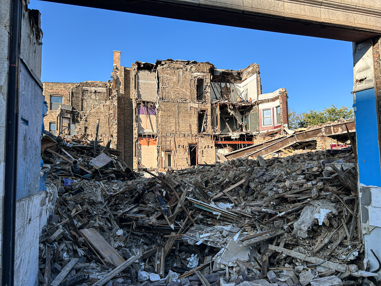 4006 North Sheridan demolition progress