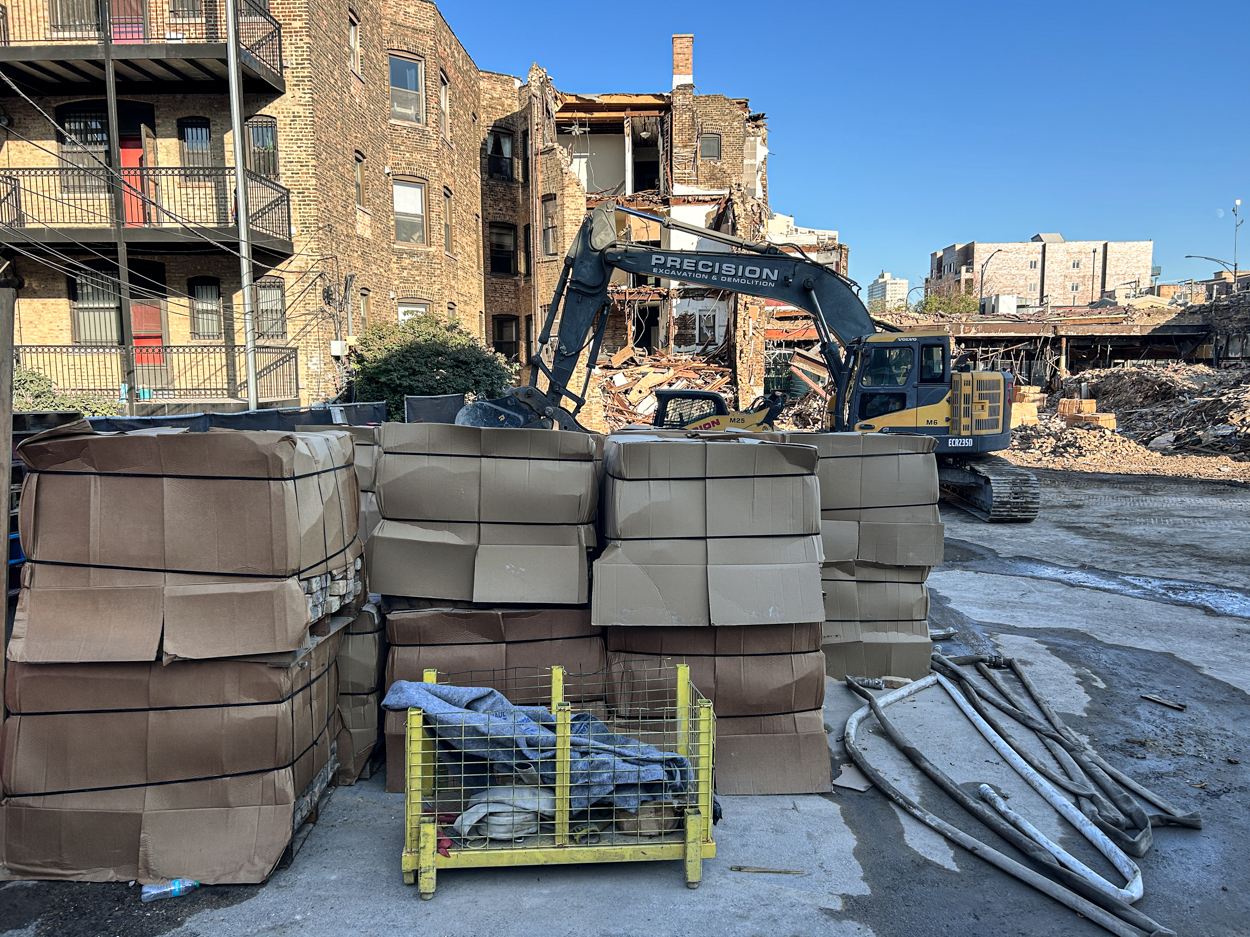 4006 North Sheridan demolition progress