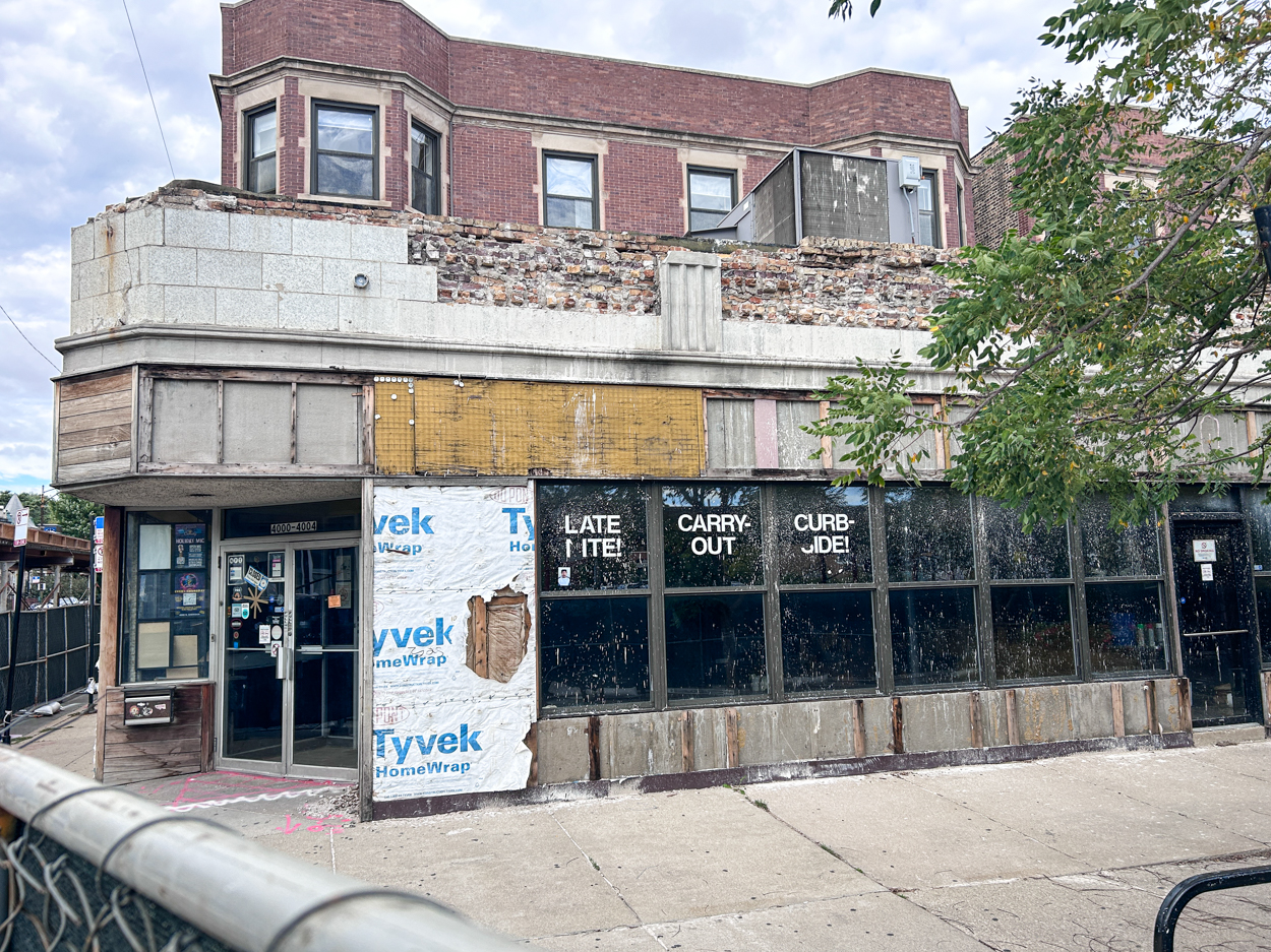 4006 North Sheridan demolition progress