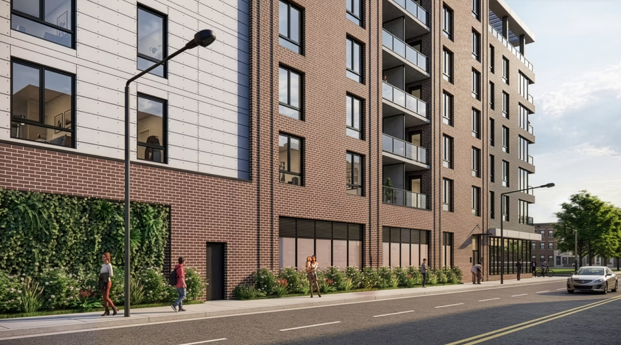 4006 North Sheridan Built Form rendering