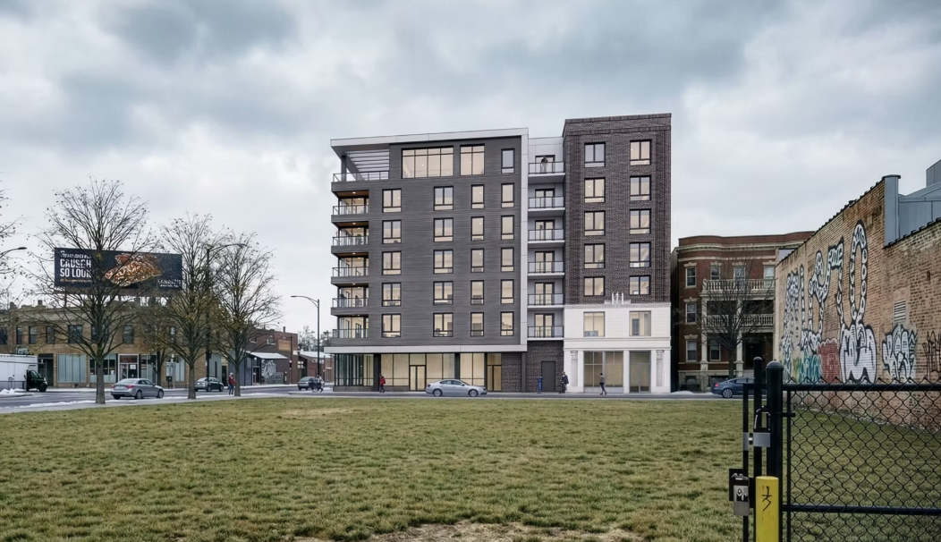 4006 North Sheridan Built Form rendering