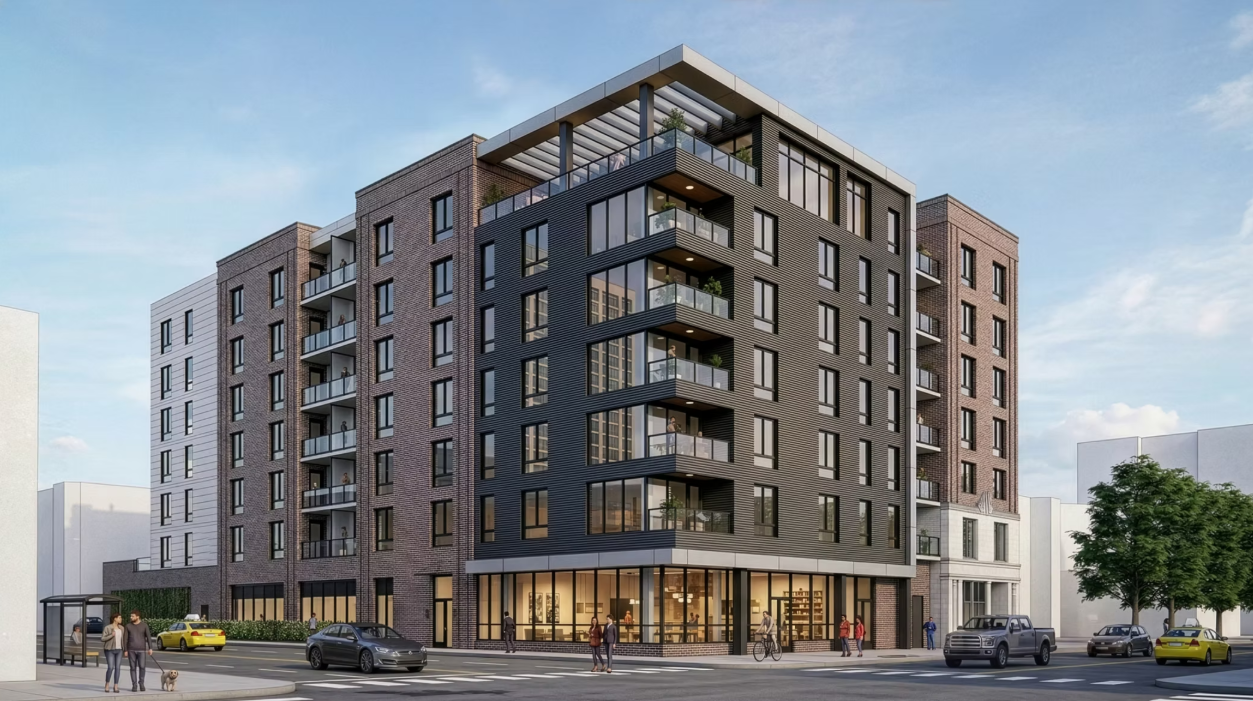 4006 North Sheridan Built Form rendering