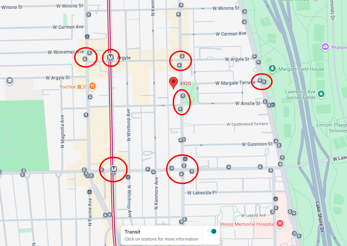 Foundation permit issued for 4920 North Sheridan 