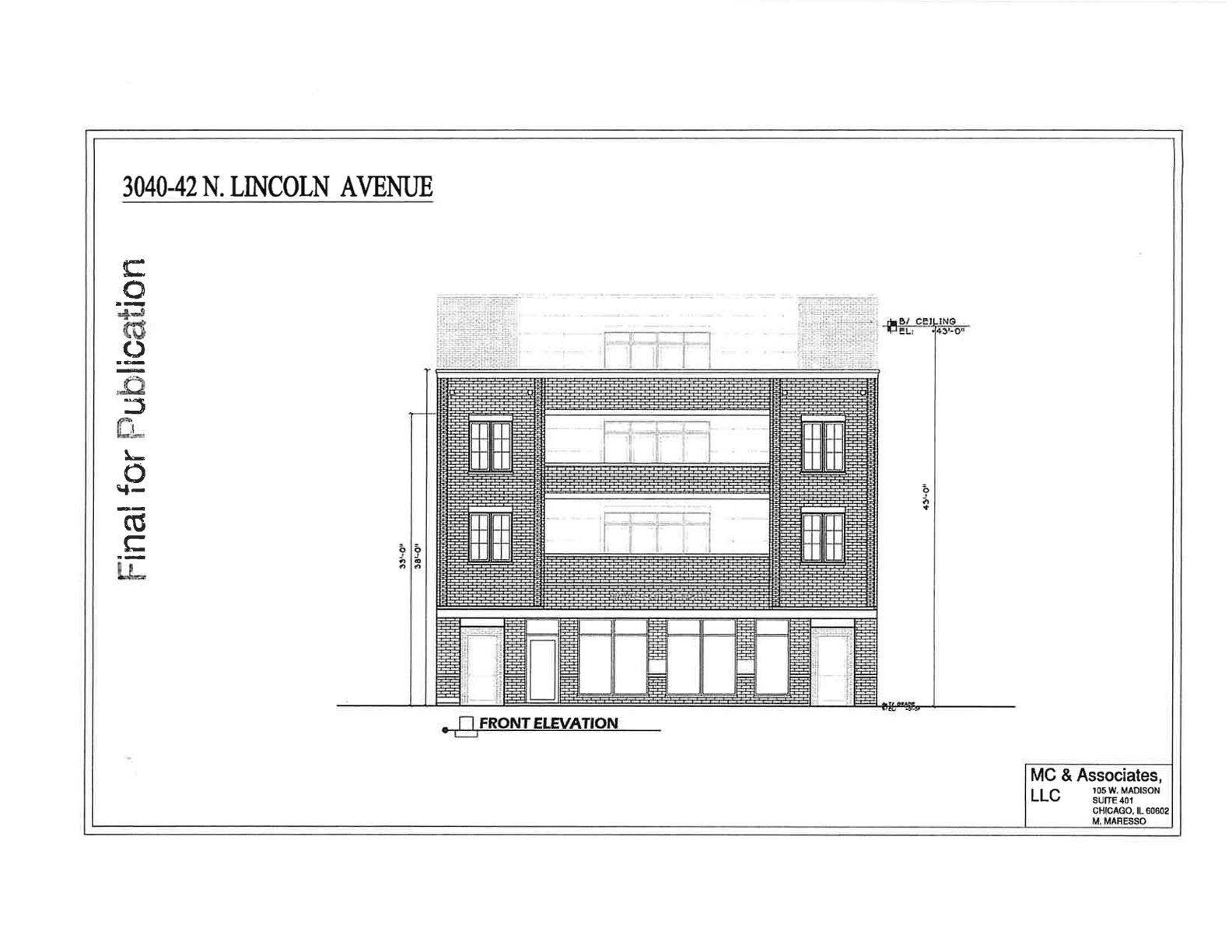 3040 North Lincoln Avenue construction permitted