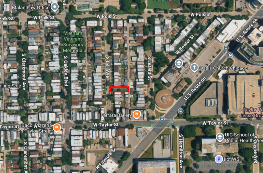 919 South Bell Avenue three-flat permitted
