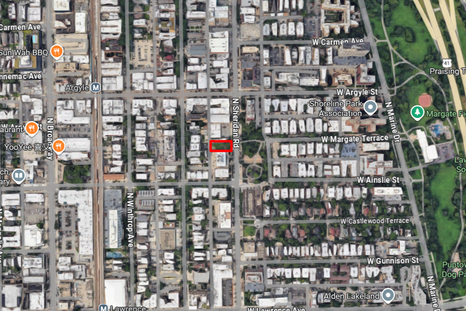 Foundation permit issued for 4920 North Sheridan 