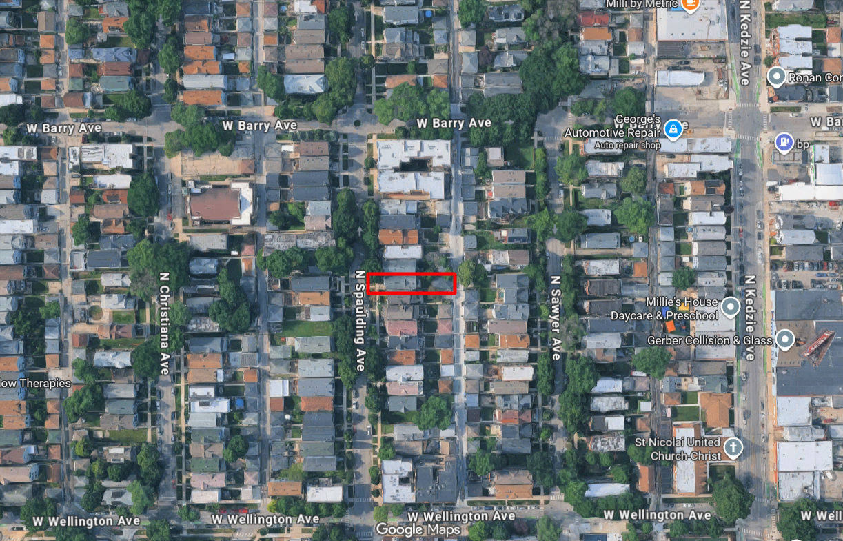 Two-unit construction permitted at 3035 North Spaulding Avenue
