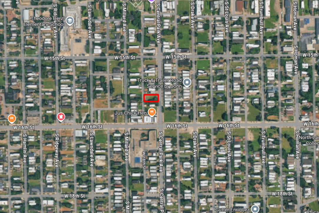 1536 South Central Park Avenue three-flat permitted