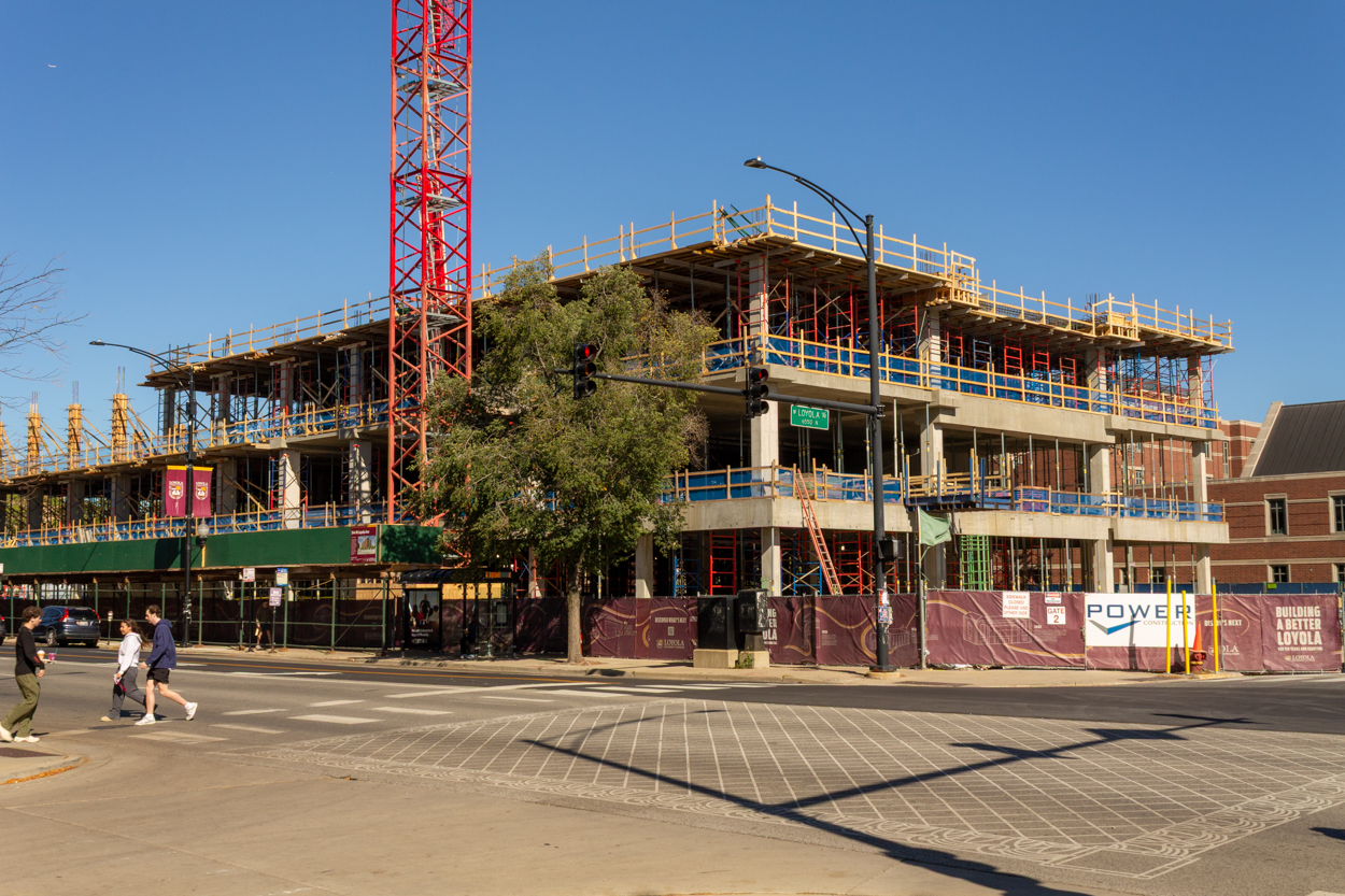 Loyola University October 2026 construction update