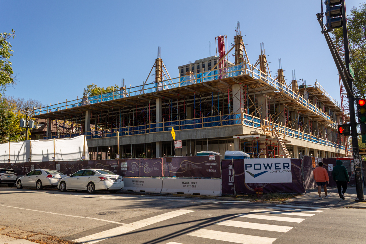 Loyola University October 2026 construction update