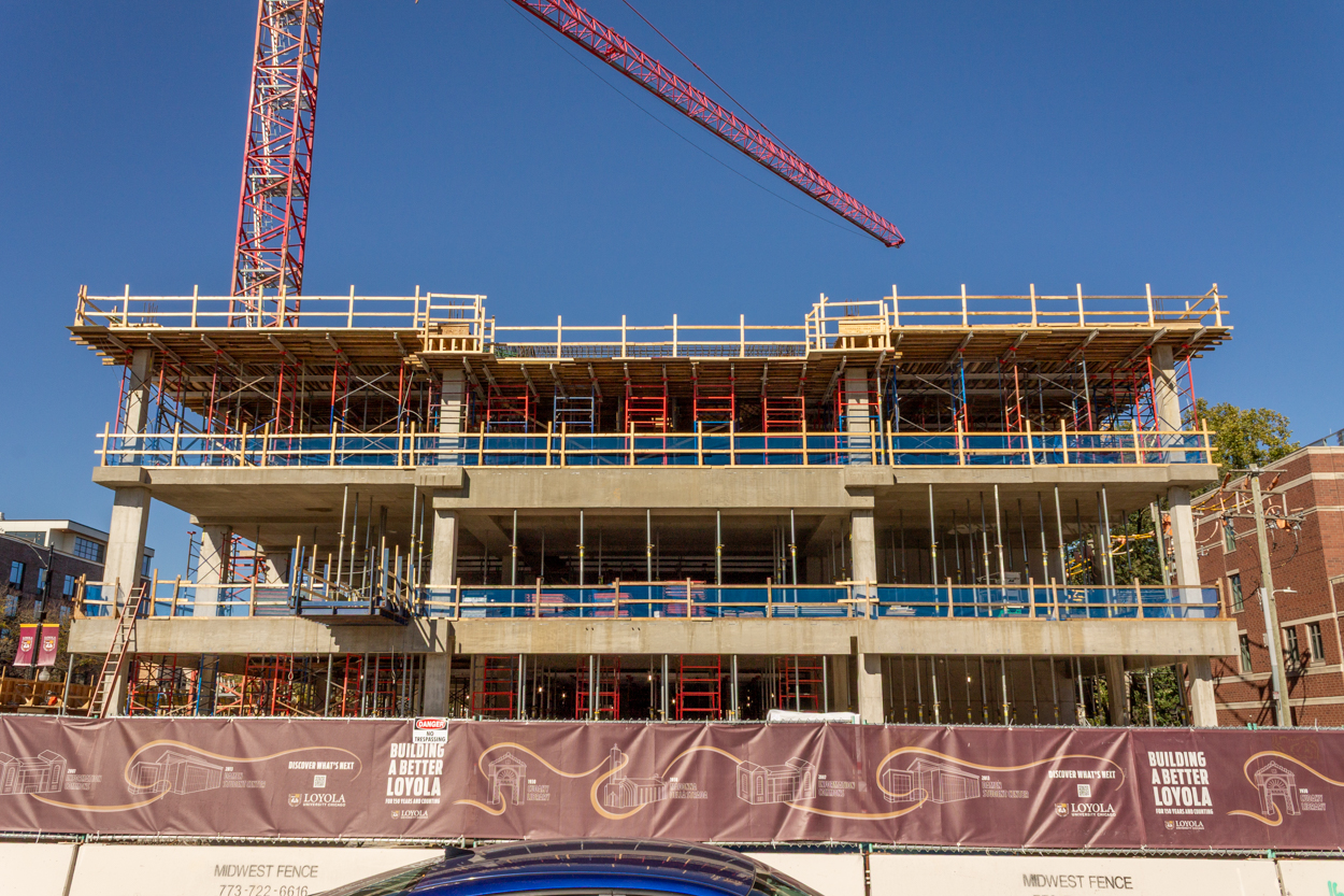 Loyola University October 2026 construction update